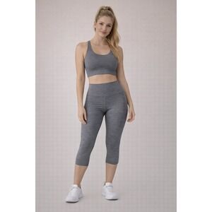 Outdoor Voices 7/8 Leggings Grey Heathered Athleisure Activewear Medium